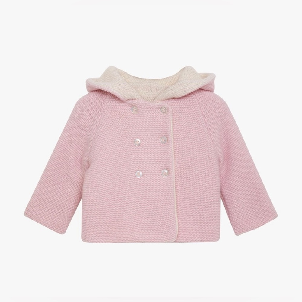 Lapinou Collection Cashmere Mix Little Pink Coat